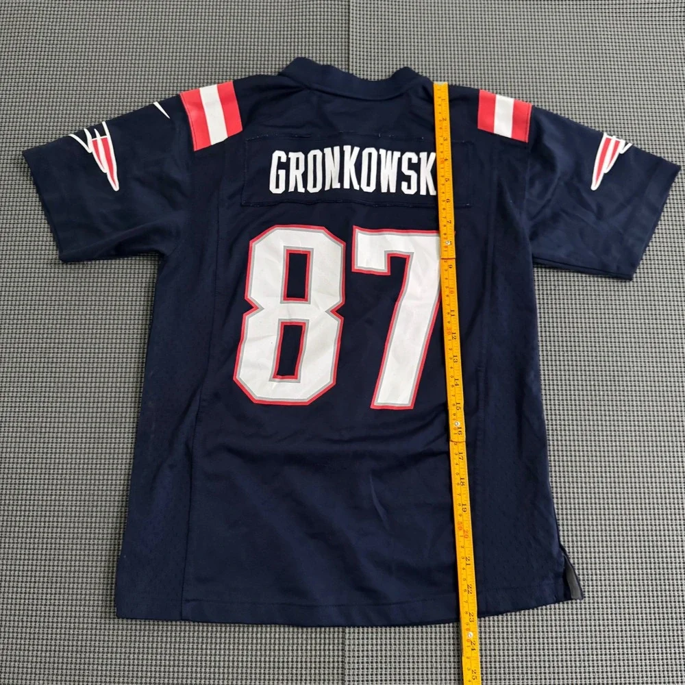 Nike Kids New England Patriots Rob Gronkowski 87 Jersey Navy Blue Medium 10/12